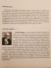 Load image into Gallery viewer, On a hymnsong of Lowell Mason David R. Holsinger