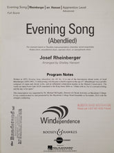 Load image into Gallery viewer, Evening Song (Abendlied) Josef Rheinberger Shelley Hanson