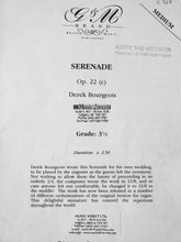 Load image into Gallery viewer, Serenade Derek Bourgeois