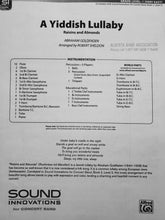 Load image into Gallery viewer, A Yiddish Lullaby Abraham Goldfaden arr. Robert Sheldon