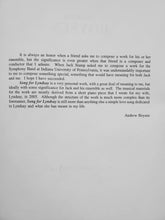 Load image into Gallery viewer, Song for Lyndsay Andrew Boysen