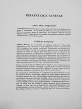 Load image into Gallery viewer, Kirkpatrick Fanfare Andrew Boysen Jr