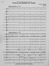 Load image into Gallery viewer, Festival and Ballade for Winds Travis J. Weller