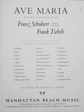 Load image into Gallery viewer, Ave Maria Franz Schubert arr. Frank Ticheli