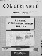 Load image into Gallery viewer, Concertante Solo for BBb Bass Garold L Walters