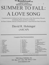Load image into Gallery viewer, Summer to Fall: A Love Song David Holsinger