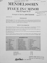 Load image into Gallery viewer, Fugue in C Minor Mendelssohn arr. John Cacavas