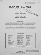 Load image into Gallery viewer, Rock for All Ages Ceaser Giovannini arr. Wayne Robinson