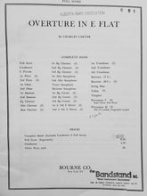 Load image into Gallery viewer, Overture in E Flat Carter, Charles