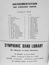 Load image into Gallery viewer, Two Symphonic Dances Richard Walker