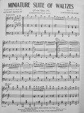 Load image into Gallery viewer, Miniature Suite of Waltzes Brahms, Johannes Mohaupt, Richard
