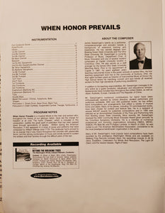 When Honor Prevails James Swearingen