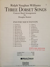 Load image into Gallery viewer, Three Dorset Songs Ralph Vaughan Williams arr. Douglas Stotter
