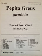 Pepita Greus (Pasadoble) Pascual Perez Chovi