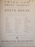 Swing Low, Sweet Chariot Traditional arr. Steve Rouse