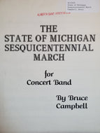 The State of Michigan Sesquicentennial March Bruce Campbell