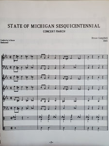 The State of Michigan Sesquicentennial March Bruce Campbell