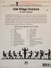 Load image into Gallery viewer, Oak Ridge Overture Mark Wadleigh
