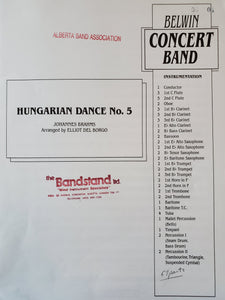 Hungarian Dance No. 5 Johannes Brahms arr. Elliot Del Borgo