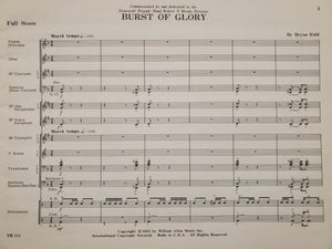 Burst of Glory Bryan Kidd