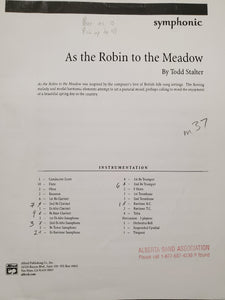 As the Robin to the Meadow Todd Stalter