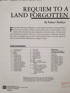 Requiem to a Land Forgotten Robert Sheldon