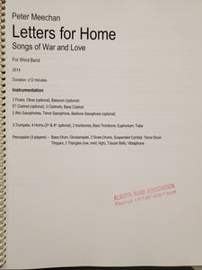 Letters for Home Peter Meechan