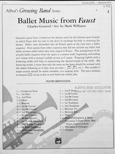 Ballet Music from Faust Charles Alfred Gounod arr. Mark Williams