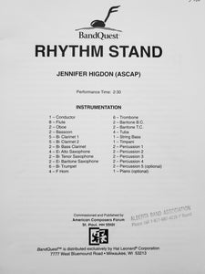 Rhythm Stand Jennifer Higdon