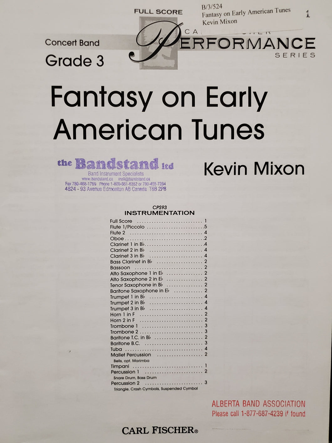 Fantasy on Early American Tunes Kevin Mixon