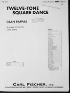 Twelve-Tone Square Dance Dean Pappas arr. Gale Sperry