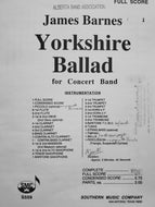 Yorkshire Ballad James Barnes