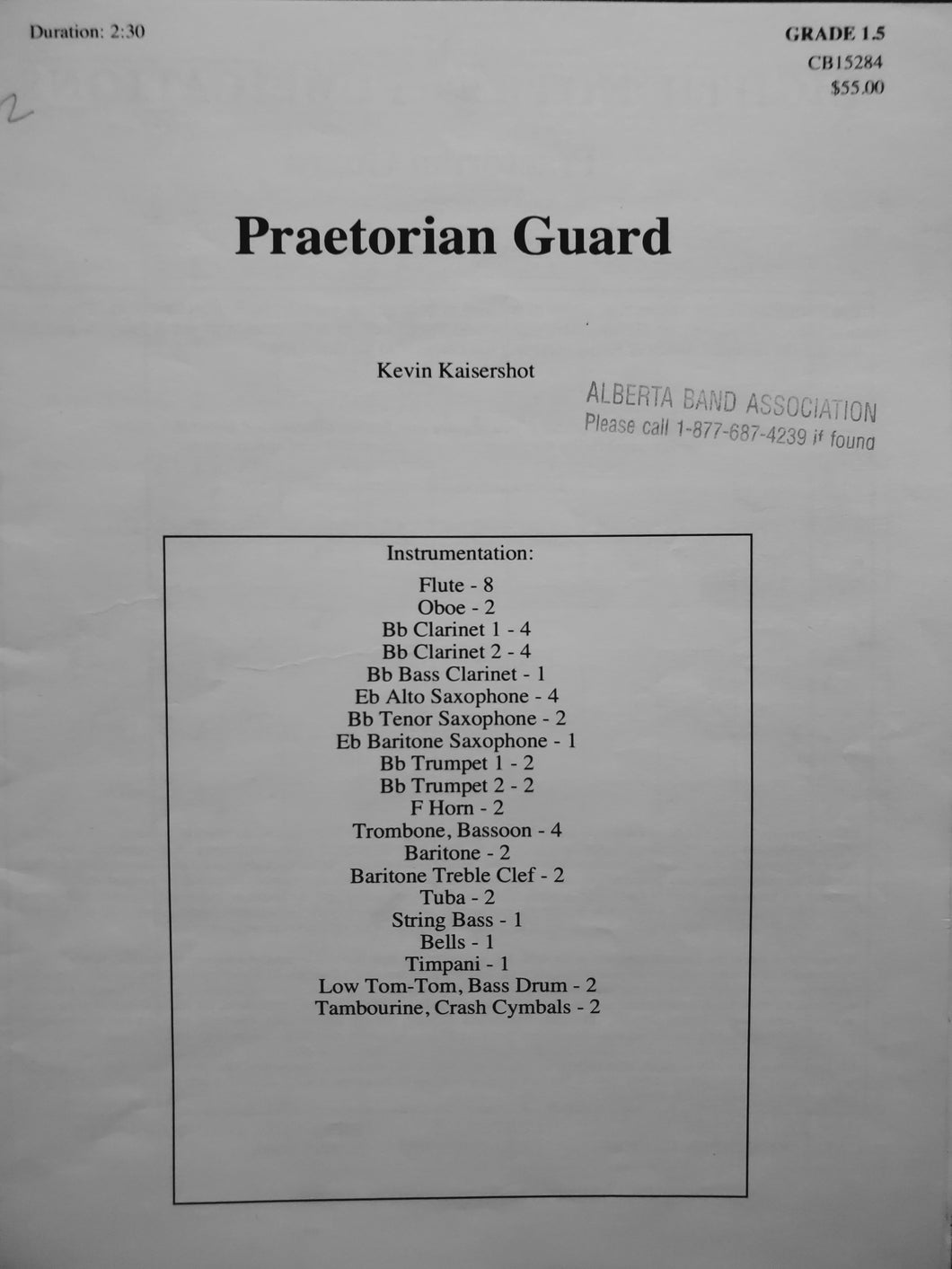 Praetorian Guard Kevin Kaisershot