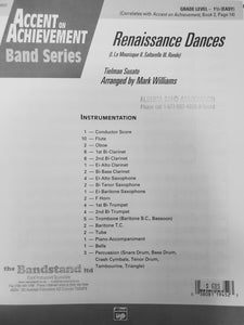 Renaissance Dances Tielman Susato arr. Mark Williams