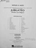 Jubilatéo (Fanfare and Allegro) Samuel R. Hazo
