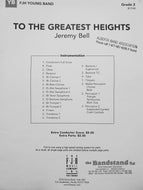 To The Greatest Hights Jeremy Bell