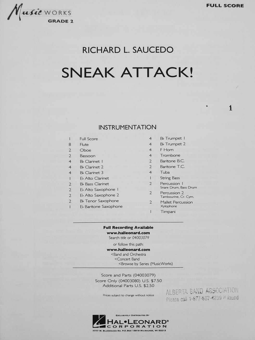 Sneak Attack! Richard L. Saucedo