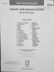 Chant and Savage Dance Brian Balmages