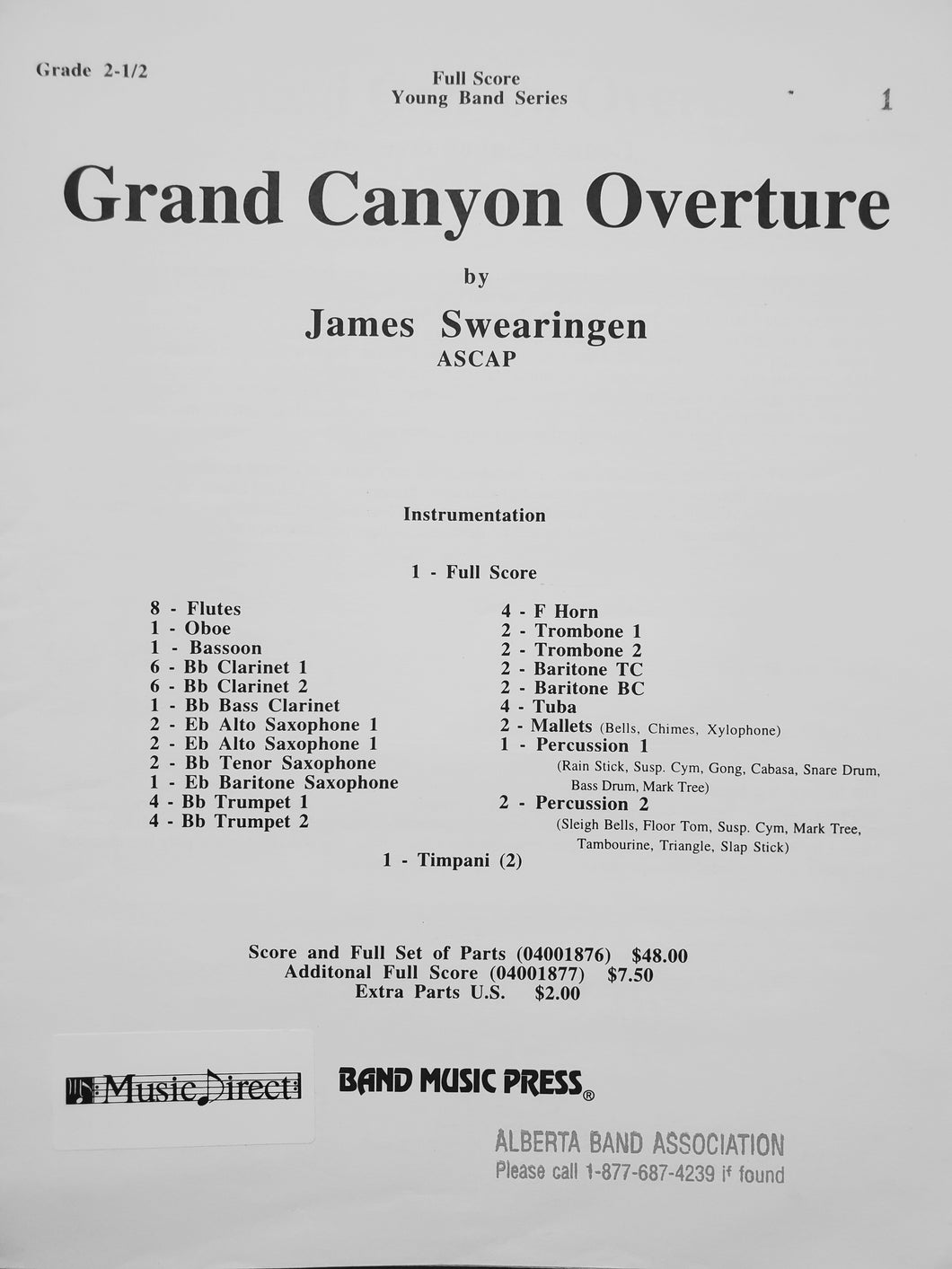 Grand Canyon Overture James Swearingen