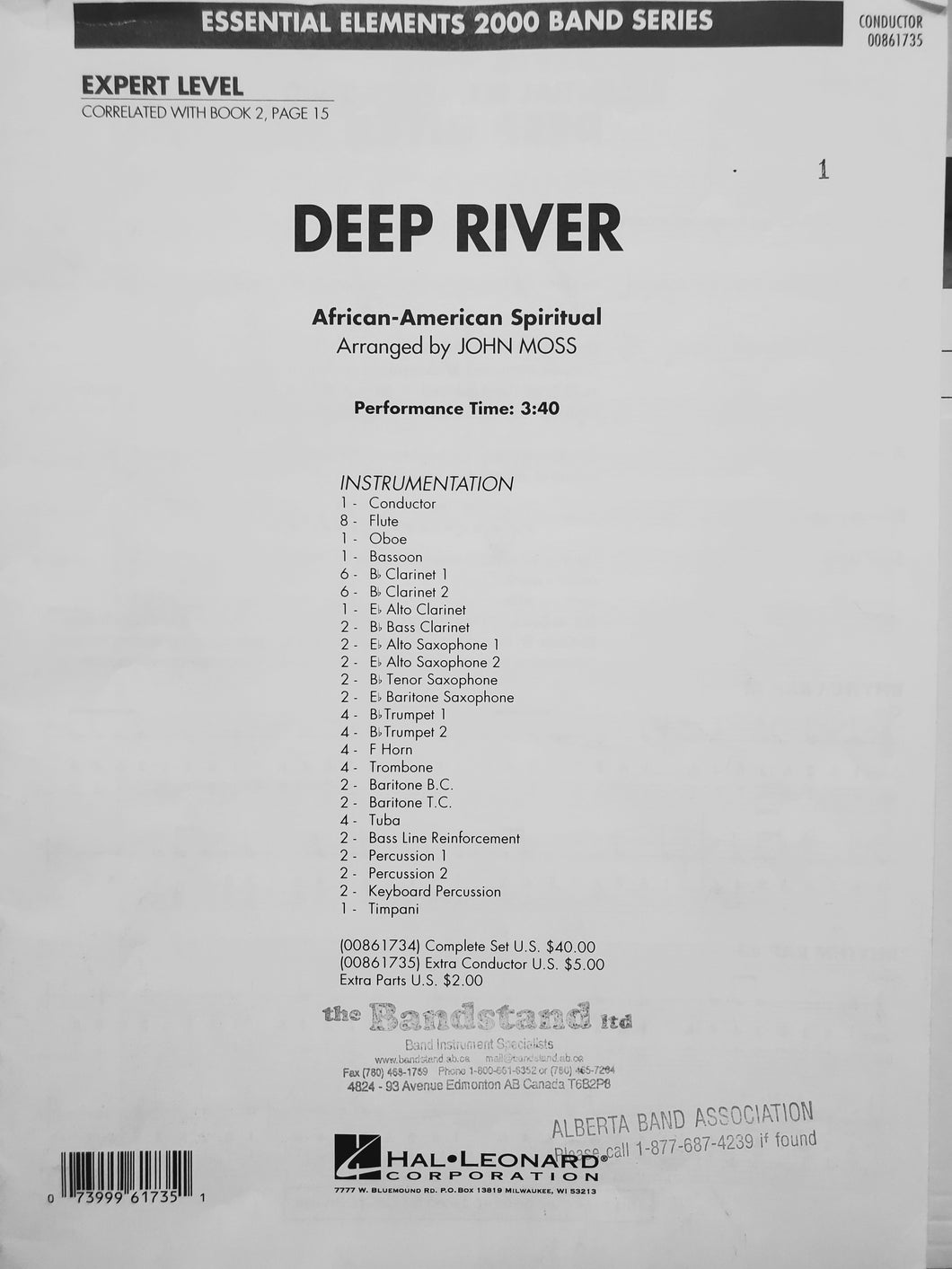 Deep River John Moss