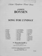 Load image into Gallery viewer, Song for Lyndsay Andrew Boysen
