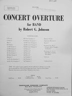 Concert Overture Robert G. Johnson