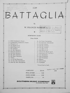 Battaglia W. Francis McBeth