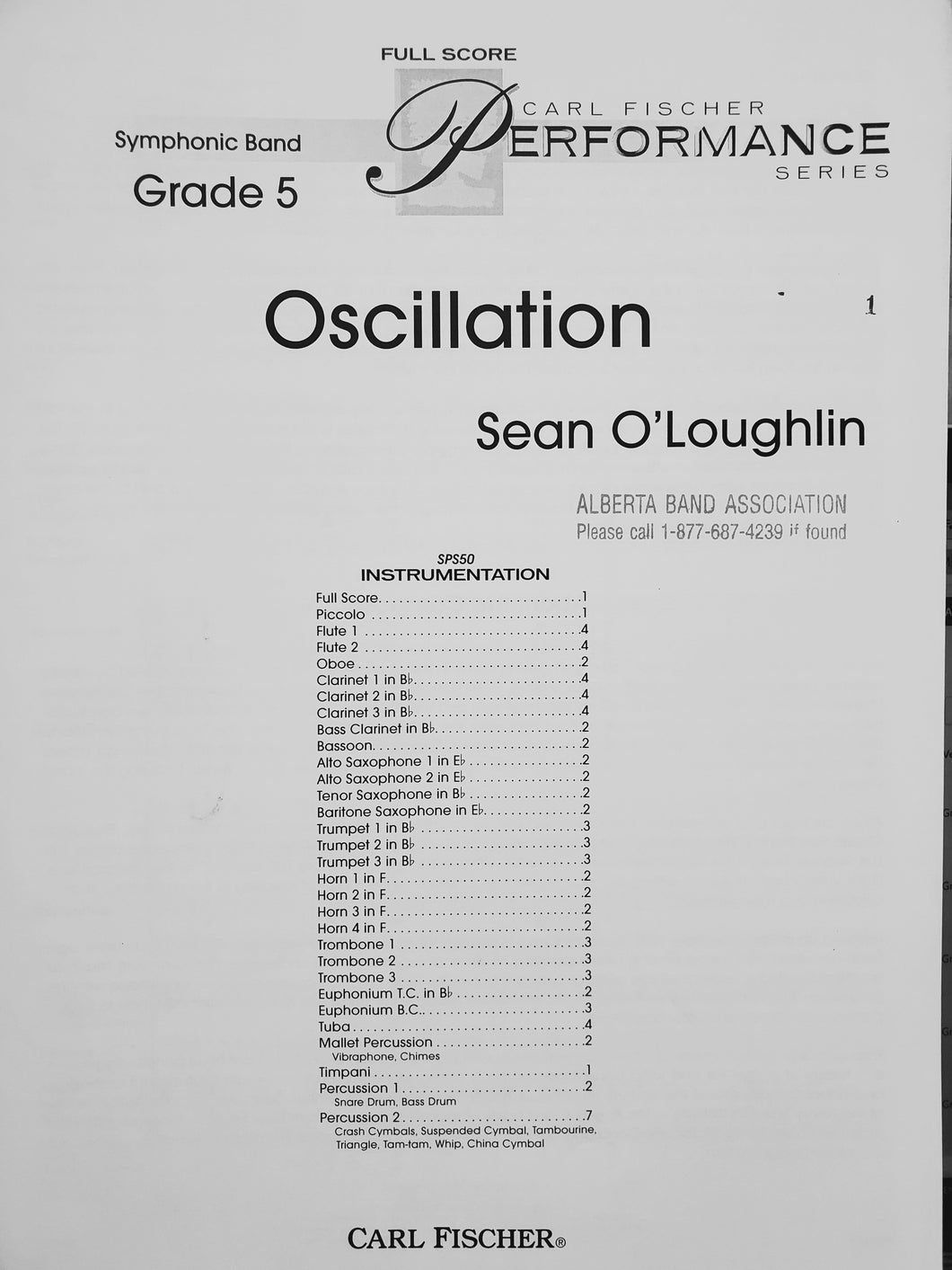 Oscillation Sean O'Loughlin