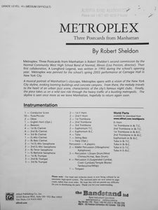 Metroplex: Three Postcards from Manhattan Robert Sheldon