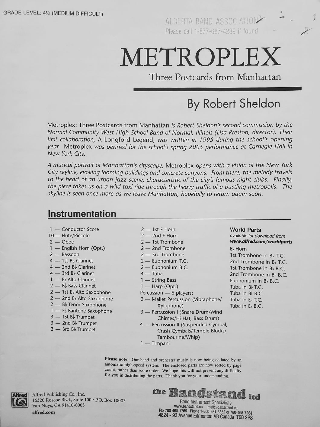 Metroplex: Three Postcards from Manhattan Robert Sheldon