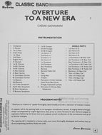 Overture to a New Era Caesar Giovannini
