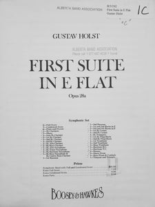 First Suite in E Flat Gustav Holst