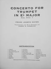 Load image into Gallery viewer, Concerto for Trumpet in E-flat Major Franz Joseph Haydn arr. Robert W. Rumbelow
