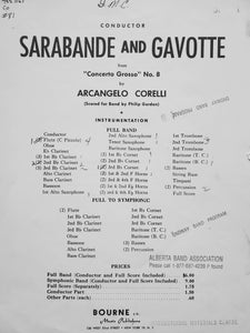 Sarabande and Gavotte Arcangelo Corelli arr. Philip Gordon